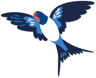 ilustración-golondrina-azul-con-rojo